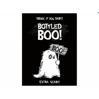 Halloweenská etiketa na láhev "BOOTLED BOO!" (zn. PartyDeco)