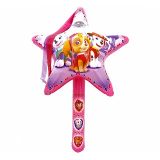 Gumová hůl ve tvaru hvězdičky "Tlapková patrola"