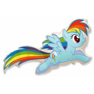 Foliový balónek MINI - My Little Pony - Poník Rainbow Dash, 36cm (zn. FlexMetal)