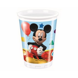 Plastové kelímky Mickey Mouse - Playful Mickey, 200ml, set 8ks (zn. Procos)