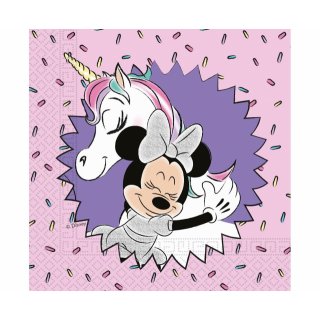 Ubrousky "Minnie Unicorn" 33 x 33cm, 20ks