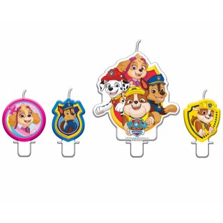 Svíčky Paw Patrol / Tlapková Patrola, set 4ks (zn. Amscan)