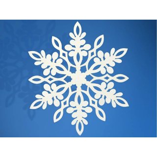 Papírové dekorace - vločky, 13cm, 10ks - různé (zn. PartyDeco)