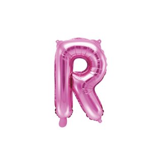 Foliový balonek, písmeno "R", růžový