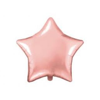 Foliový balónek Hvězda - růžovo/zlatý, 48cm