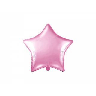 Foliový balónek Hvězda - sv. růžový, 48cm