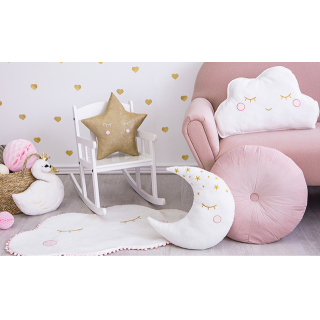 Plyšový polštářek Hvězda 42x40 cm (zn. PartyDeco)