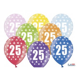 Balónek, mix barev, 25 let, 30 cm