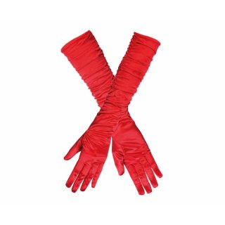 Dámské plesové rukavice - červené