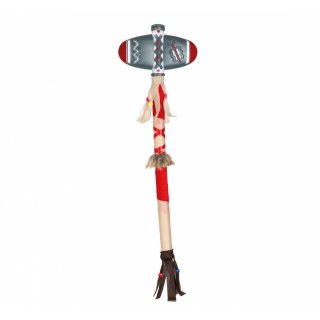 Indiánská "kamenná" sekyrka Hassun, plastová, délka 45cm (zn. BOLAND)