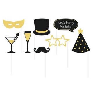 Rekvizity do fotokoutku - PARTY set, set 8ks (zn. Godan)