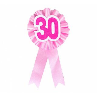 Brož 30, růžová barva