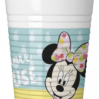 Plastový kelímek Minnie Mouse, 200 ml - 8ks