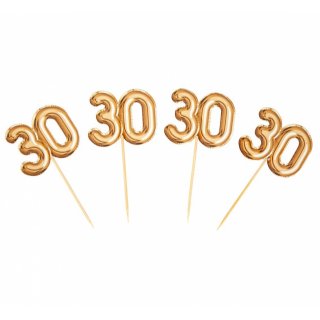 Zápich do cupcake 30 let, set 20ks (zn. Godan)