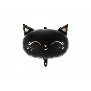 Foliový balonek kočka černá, 48x36cm