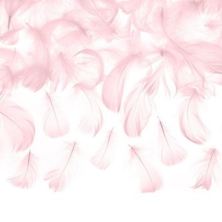 Dekorační peříčka - růžové, 3g