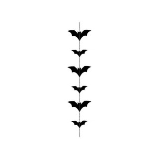 Girlanda netopýr černá, 1,5m