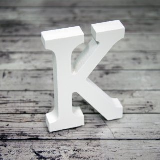 Dřevěné písmeno K, 8cm