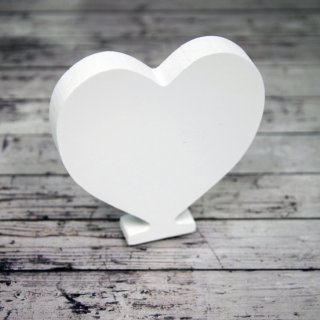Dřevěný znak ve tvaru srdce