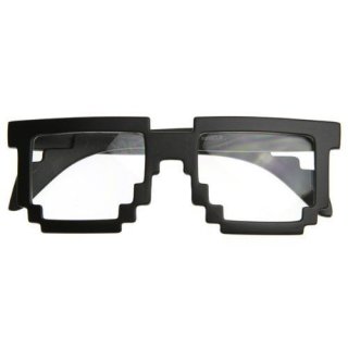 Brýle pixelové - černé