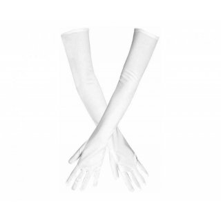 Plesové rukavice Los Angeles, bílé