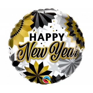 Fóliový balónek Šťastný nový rok, 46 cm