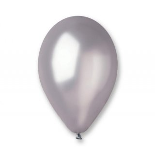 Balónky stříbrné metalické kovové 26cm
