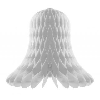 Závěsná dekorace "Zvonek", stříbrná, 20 cm