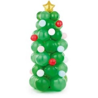 Vánoční stromeček z balónků, mix, 65x161 cm