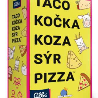 Taco, kočka, koza, sýr, pizza