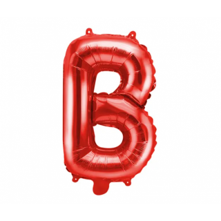 Fóliový balónek Písmeno ''B'', 35cm, červený
