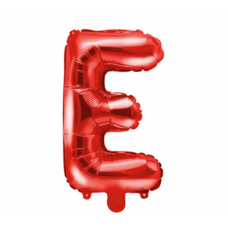 Fóliový balónek Písmeno ''E', 35cm, červený
