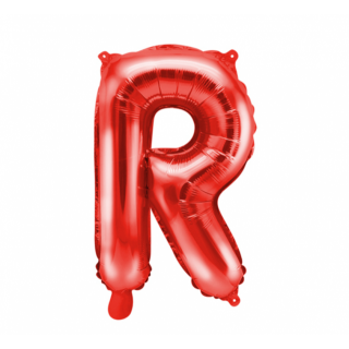 Fóliový balónek Písmeno ''R', 35cm, červený