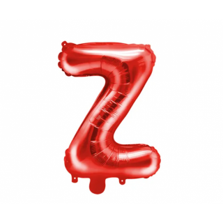Fóliový balónek Písmeno ''Z'', 35cm, červený