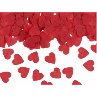 Konfetové srdce, 1,6x1,6 cm, červené, 15g