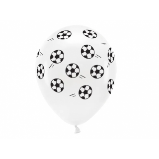 Pastelové eko balónky 33 cm, fotbalové míče