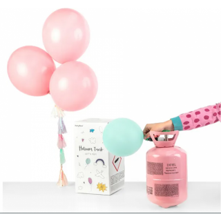 PartyDeco bomba helium, růžová, 30 balónků