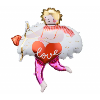Fóliový balónek římský bůh Cupid, 82x99 cm