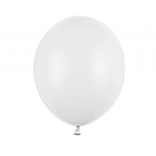 Balónek 23 cm, pastelově čistě bílé