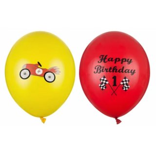 Balónek 30 cm, Happy Birthday, mix barev, 1ks