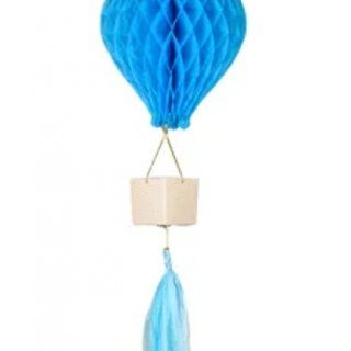 Honeycomb voštinový balónek, modrý