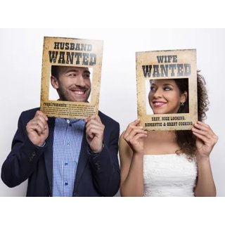 Fotoplakát / rámeček - Hledá se manžel a hledá se manželka