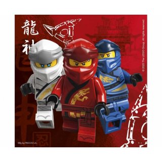 Ubrousky Lego Ninjago, 33x33 cm, 20 ks