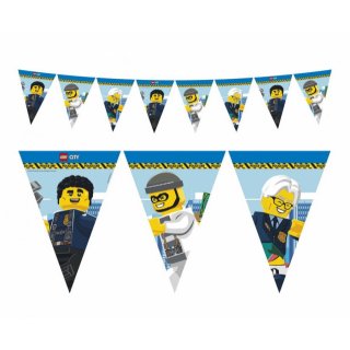 Závěsný banner Lego City, 9 vlajek, 230 cm