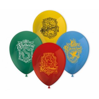 Balónky "Harry Potter Hogwarts Houses", set 8ks