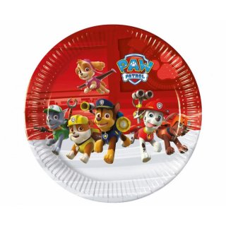 Papírové talířky Paw Patrol - Ready for Action, příští generace, 23 cm, 8 ks