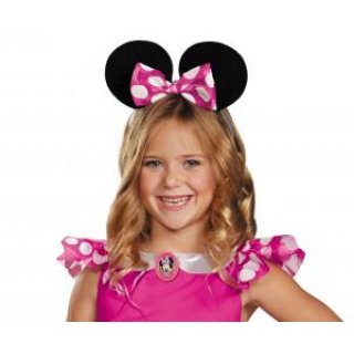 Dětský kostým Minnie růžová / pink - Minnie Mouse, velikost S (5-6 let)