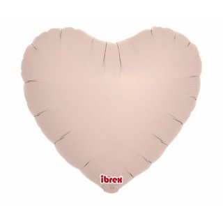 Balónek srdce 36cm, Shell Pink, 1 ks