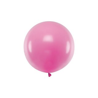 Jumbo balon pastelový fuschiový, 60 cm