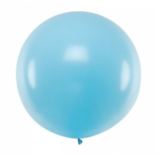 Jumbo balon pastelový modrý, 60 cm